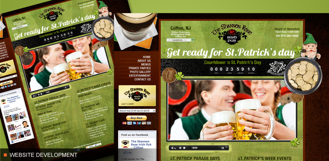 Website development for franchise Organization