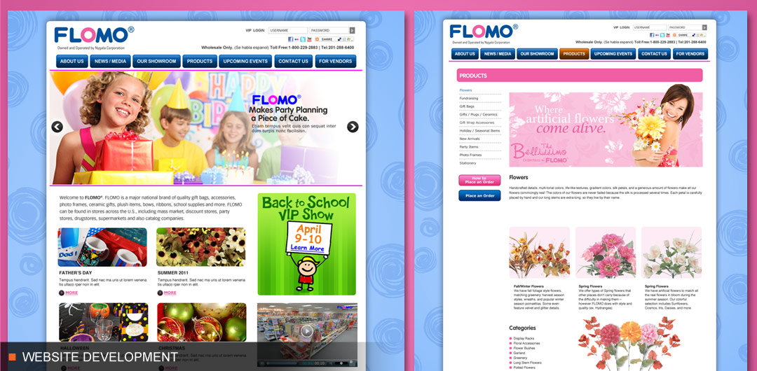 Website development for global retailer