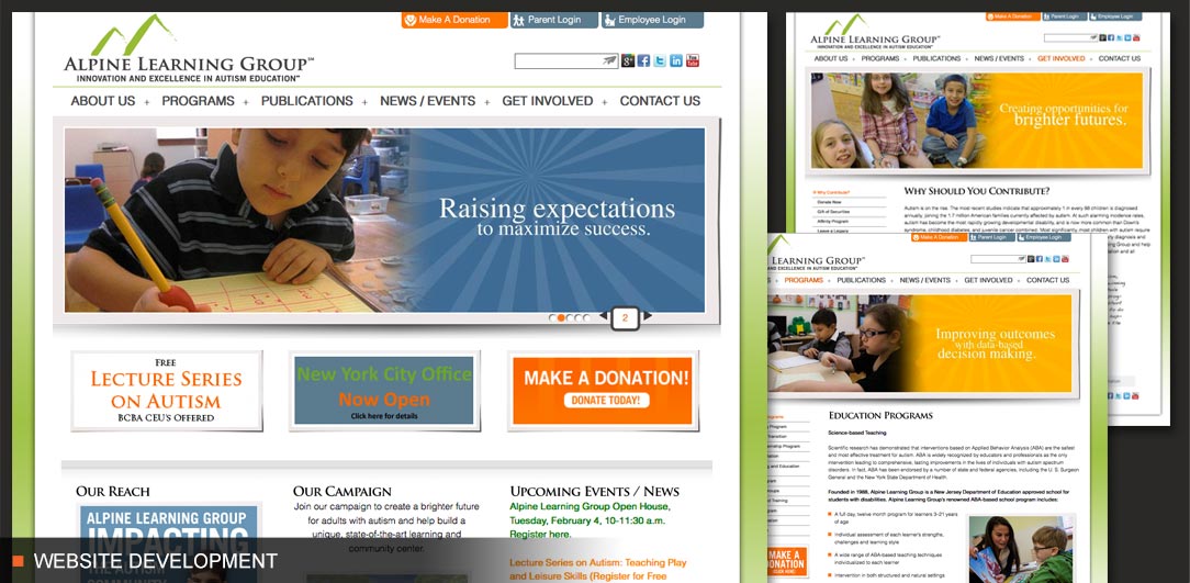 Alpine Learning Group Website Development