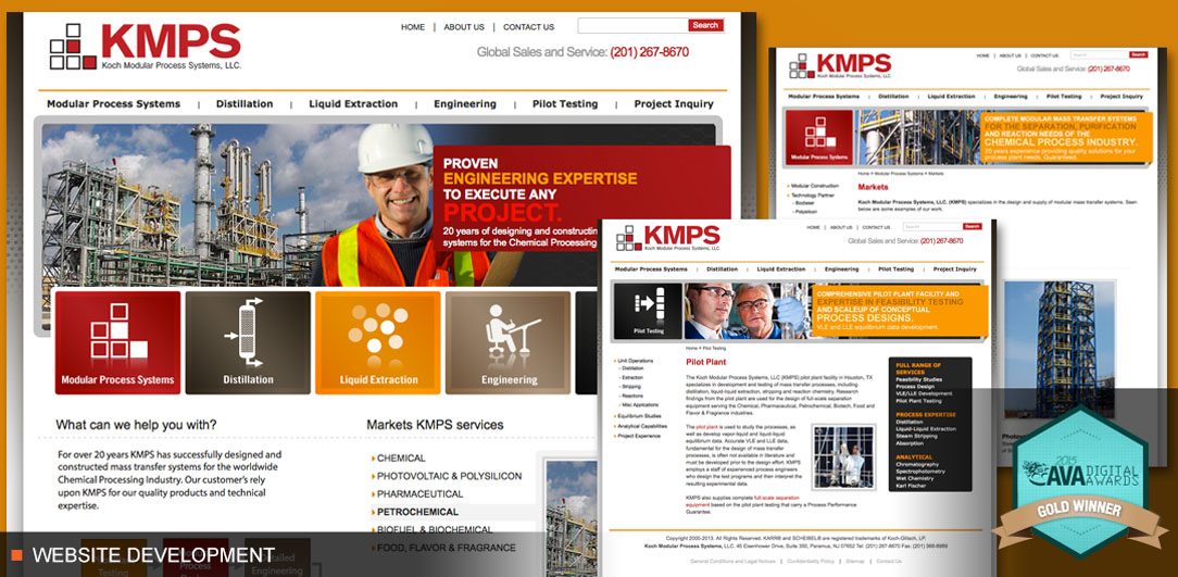 KOCH Modular Process Systems Website