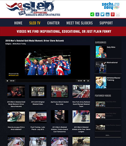 USA Bobsled and Skeleton Website