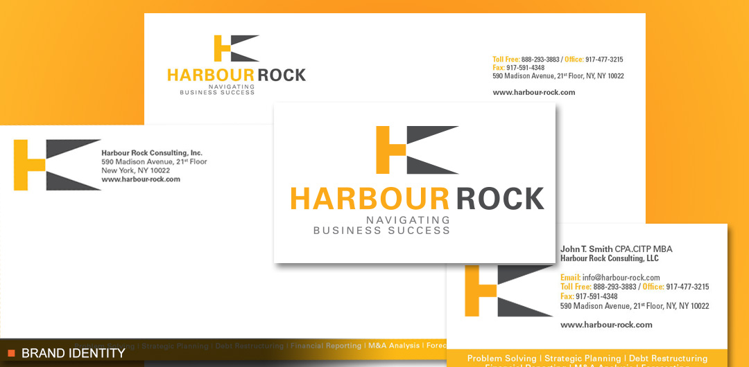 Unique brand identity for HarbourRock